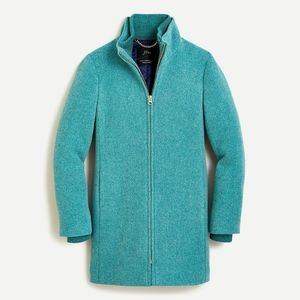 J. Crew lodge coat in Italian stadium-cloth wool
